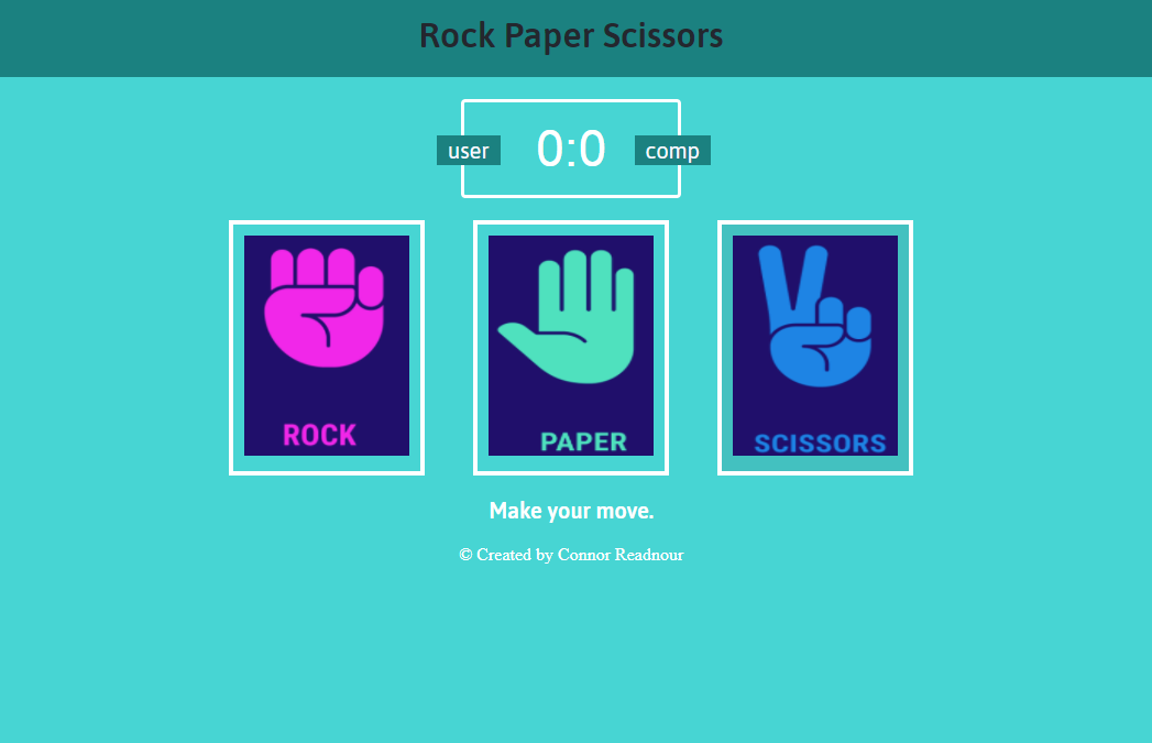 rock paper scissors game